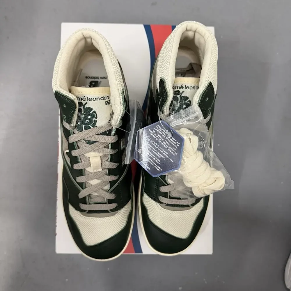 Size 9.5 - Aimé Leon Dore x New Balance 650R Green Grey
